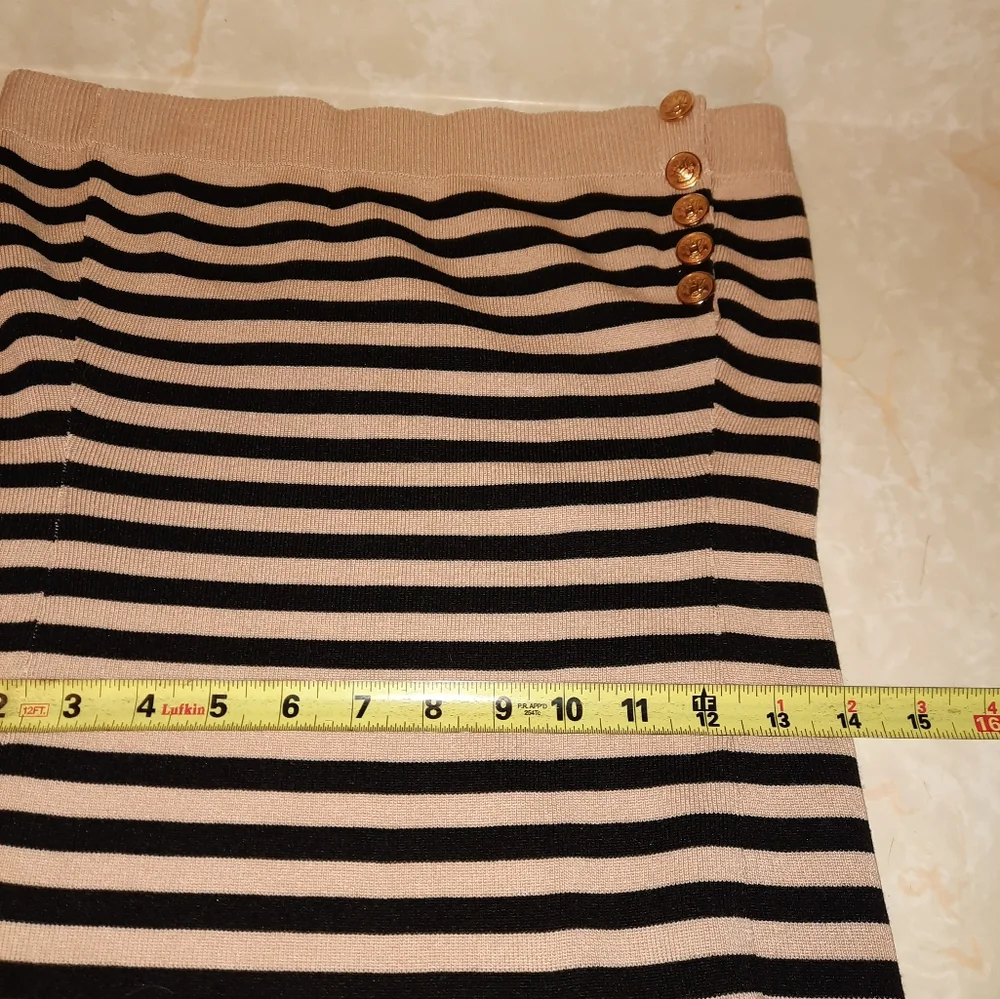 Cider Black and Cream Strapless Dress - Picture 3 of 5